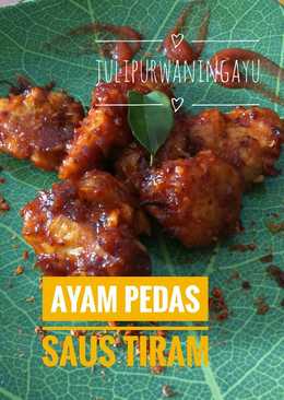 Ayam Goreng Krispy Pedas (Richeese) Saus Tiram