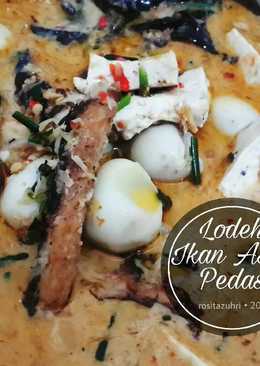 Lodeh Pedas Ikan Asap Tahu Telur Puyuh