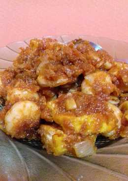 Udang+Tahu Asam Manis