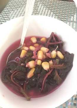 Bayam Jagung (healthy menu)