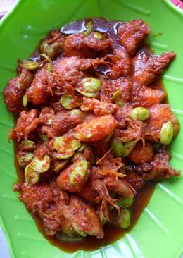 Sambal udang pete