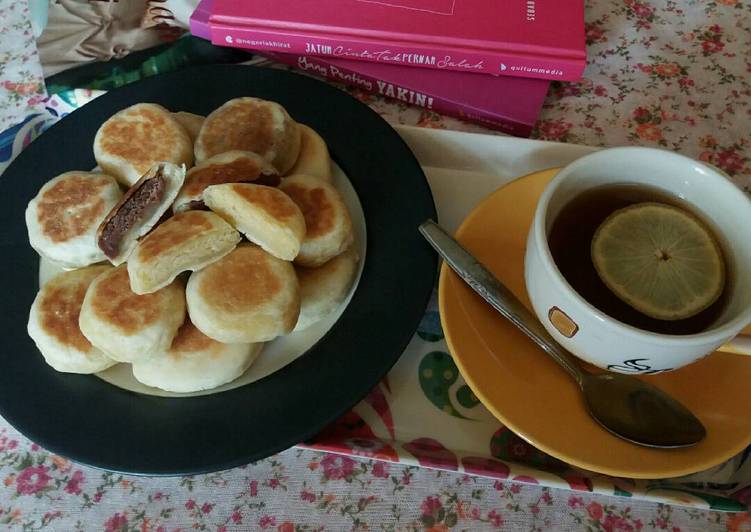 gambar untuk resep makanan Bakpia teflon choco butter and cheese