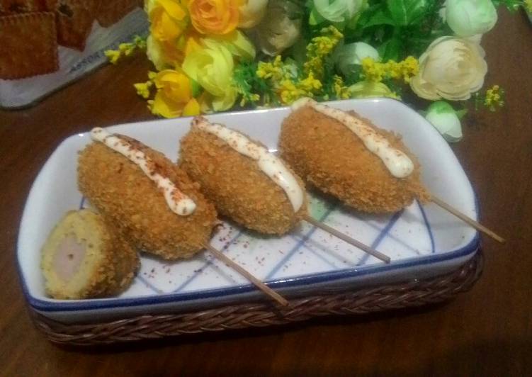 Sate Lilit Tempe Sosis (Satelit Tesis) recipe main photo