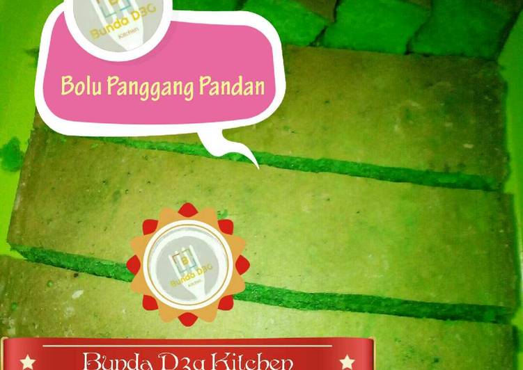 Resep ReCook : Bolu Panggang Pandan - Bundanya Diniar Galih Thea