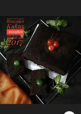 ð'BROWNIES KUKUS Ketan Hitam..with nescafe original