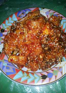 Ayam goreng saus wijen