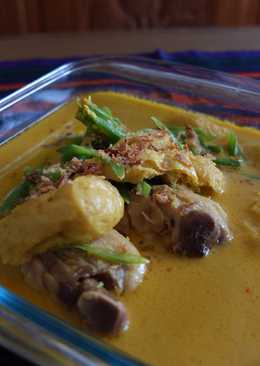 Buncis Ayam Kuah Santan