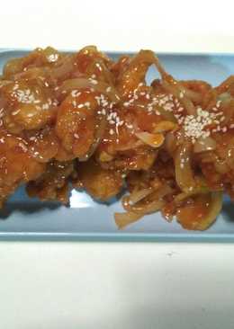 Crispy spicy chicken wings