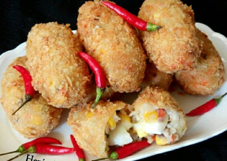 gambar untuk resep Bitterballen Indomie Keju