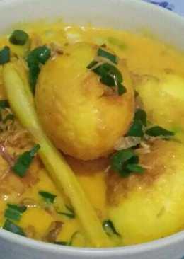 Sambel kuah santan telur ayam