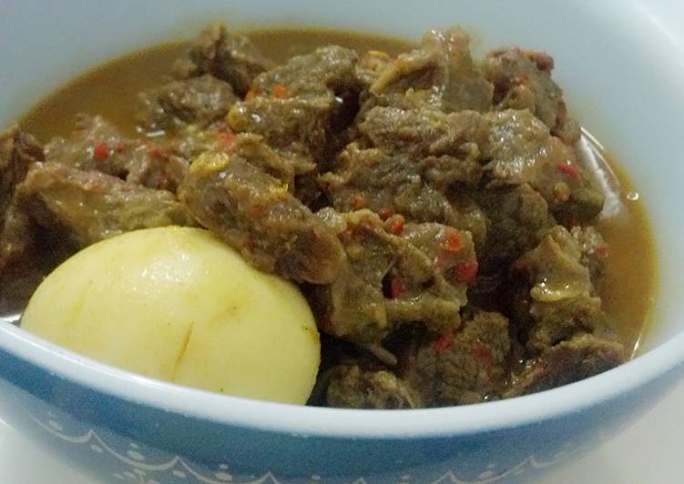 cara membuat gulai iga sapi