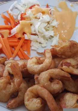 Udang goreng tepung mayones Â n salad