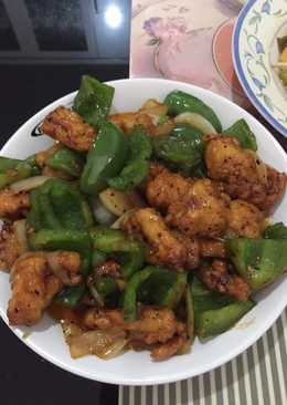 Ayam crispy lada hitam