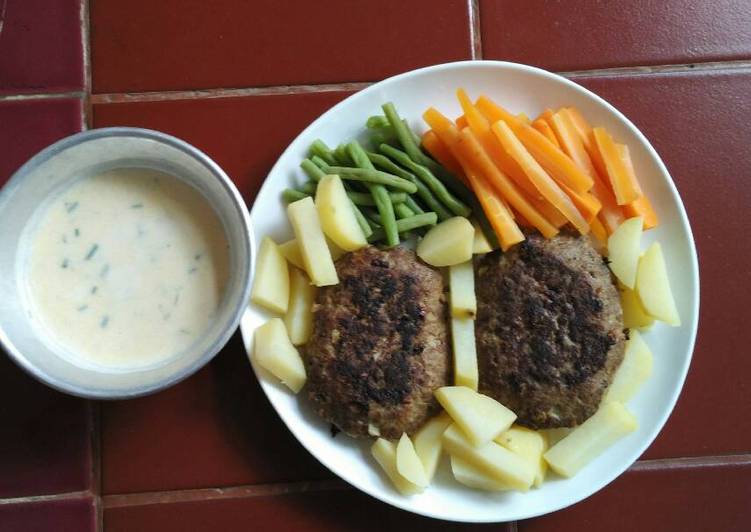 resep makanan Beef Steak with Cream Cheese Sauce