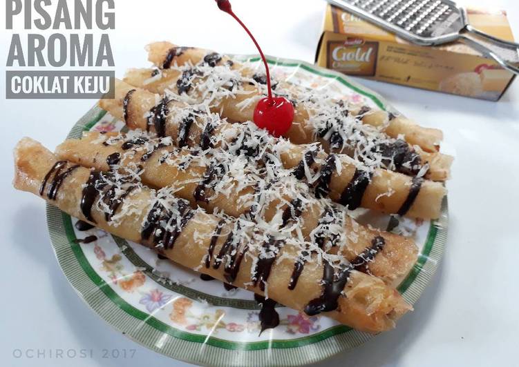 gambar untuk resep makanan Pisang Aroma Coklat Keju