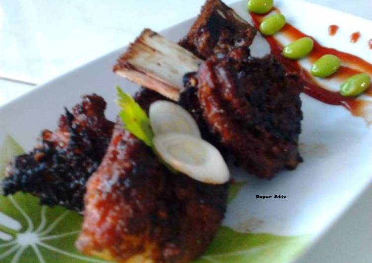 gambar untuk resep makanan Iga Bakar Saos Edamame