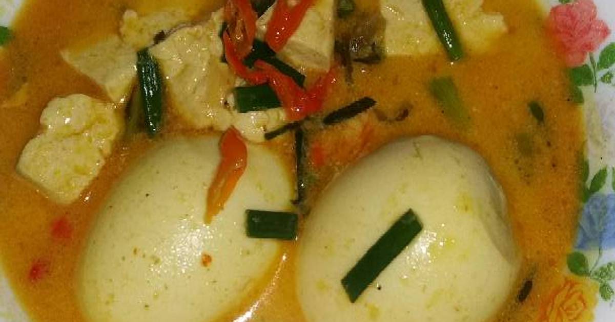 41 resep kare telor tahu pedas enak dan sederhana  Cookpad