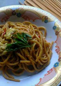 Mie Lidi (Mie Gomak) Goreng