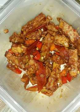 Tempe oseng pedas manis