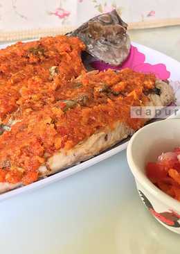 Ikan Bakar Rica Sulawesi + Sambal dabu-dabu
