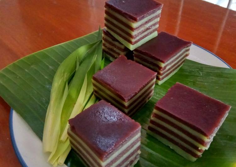 cara membuat Kue Lapis / Balapis Menado Super Legit Lembut Nyoklat