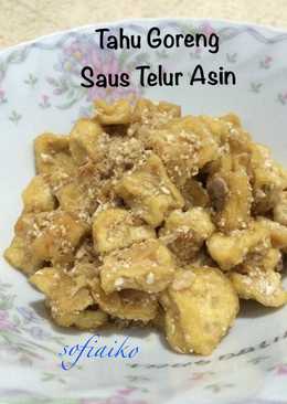 Tahu Saus Telur Asin