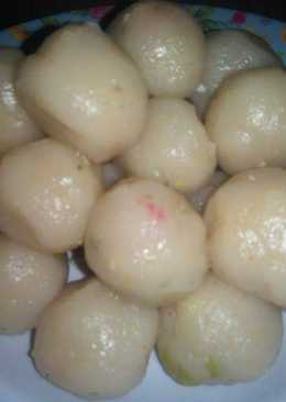 Cilok isi telur pedes ala anak kos