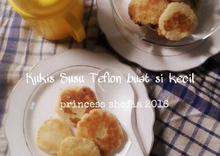 gambar untuk cara membuat Kukis Susu Teflon buat si kecil