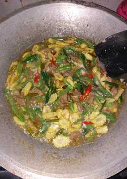 Tumis Putren Daging Buncis