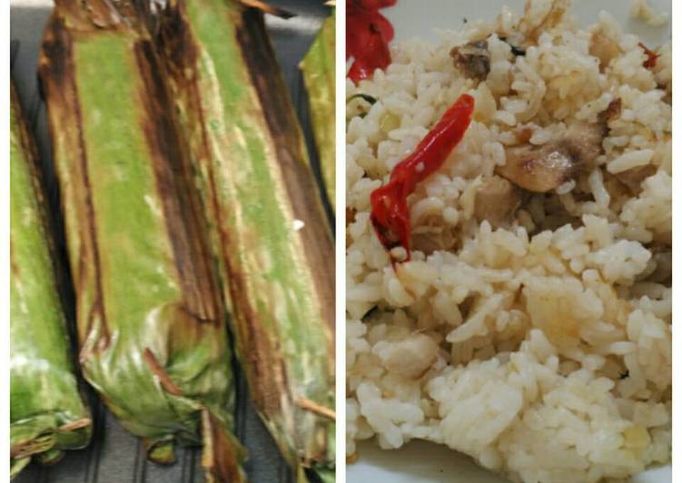 gambar untuk cara membuat Nasi Bakar Ikan Tuna