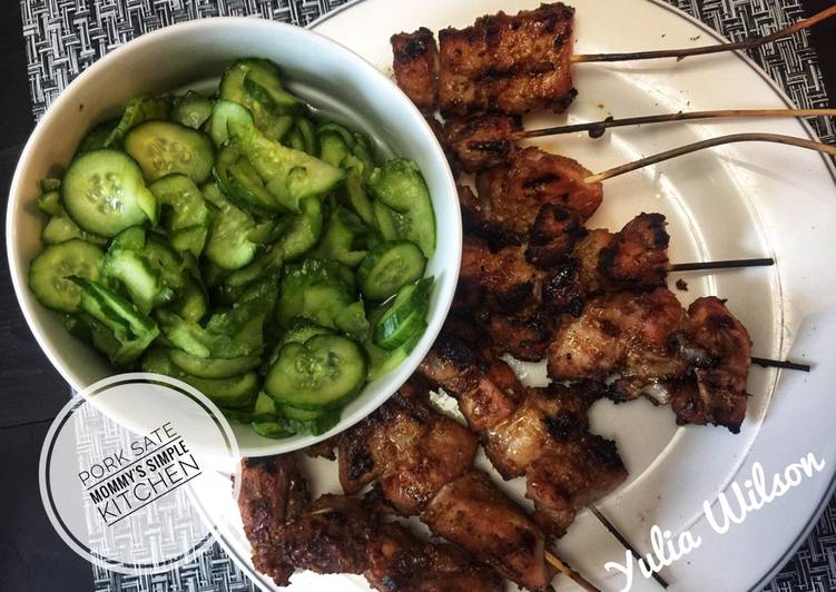 Resep Pork sate Karya Yulia Wilson