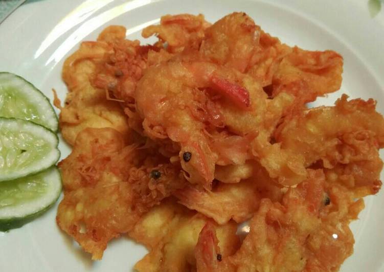 resep Bakwan Udang renyah garing