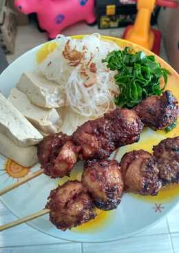 Bakso bakar pedas dan sehat
