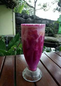 Jus Kekinian Buah Naga Mix Mangga