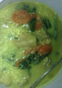 Kare ayam sayur sawi&wortel