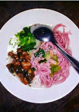 Mie Ayam Cinta (mie buatan sendiri)