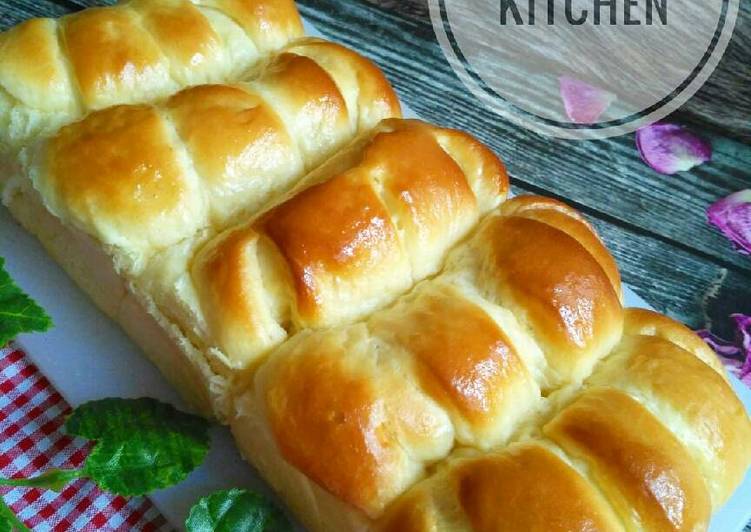 Resep Roti keset isi susu - Chalista Kitchen