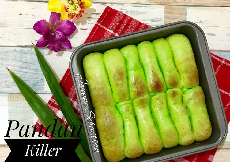 gambar untuk resep makanan Pandan Killer Soft Bread