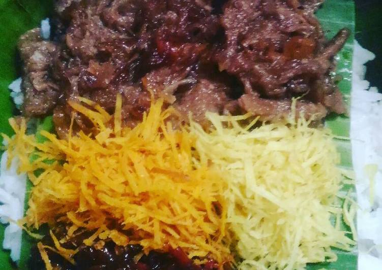 resep lengkap untuk Nasi Krawu Gresik