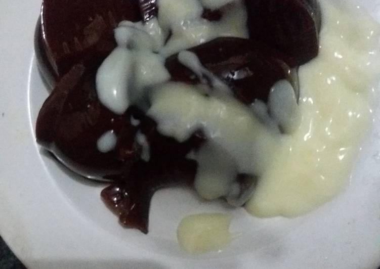 Resep Puding coklat susu nutrijell, praktis Oleh Nurul Asfiyah