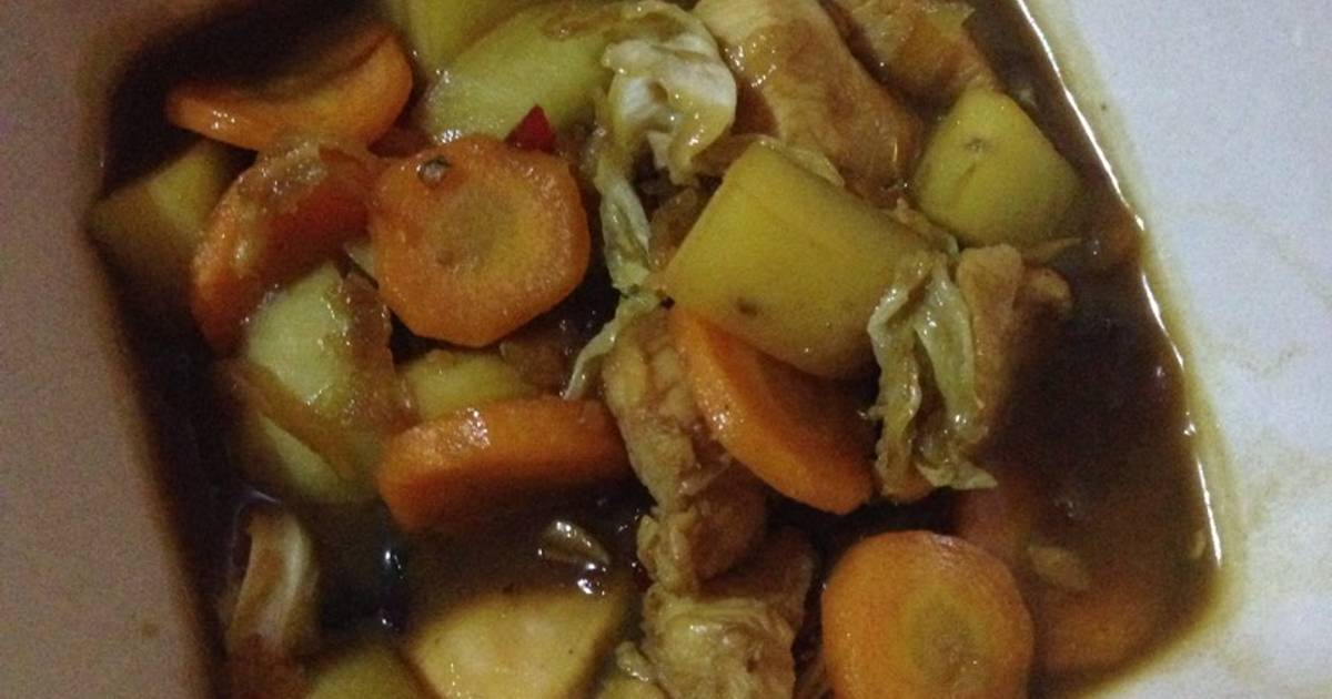 Resep Bistik Ayam ala Kutai ala Dellapratitas