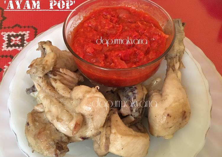 resep makanan Ayam Pop Sambal Tomat