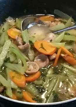 Sayur labu siam wortel