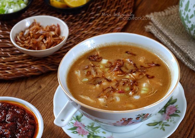 resep lengkap untuk Coto Ayam