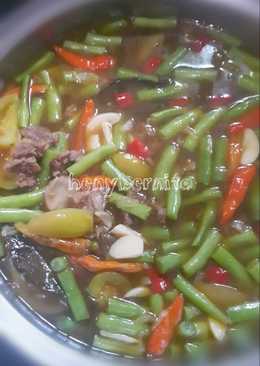 Asem2 buncis tetelan sapi