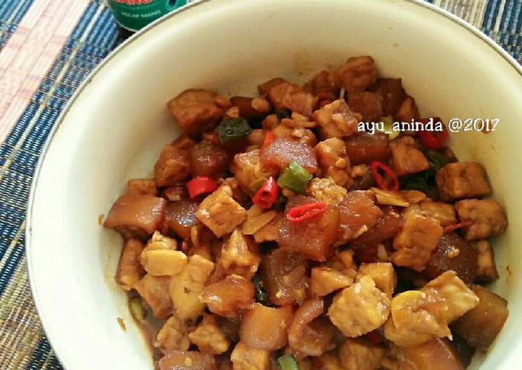 Resep Kikil Tempe Tumis Kecap - ayu_aninda