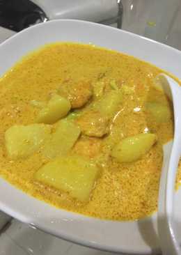 Gulai Udang Kentang + Pete