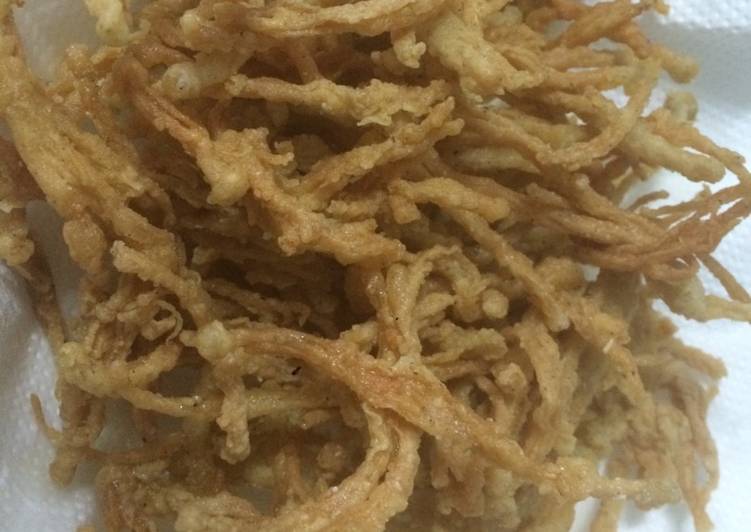 gambar untuk resep makanan Jamur Enoki Goreng Crispy