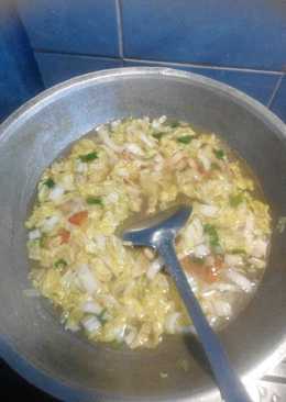 R-5.. Tumis sawi putih udang