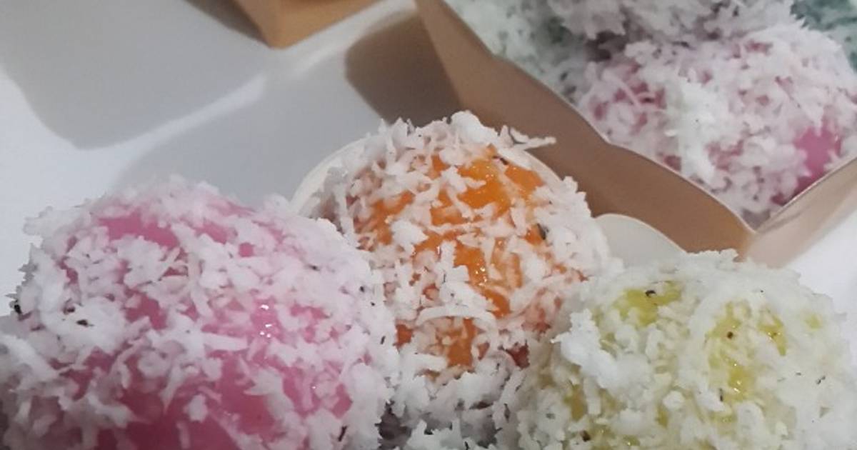 Resep Rainbow klepon